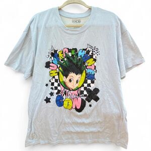 Hunter x Hunter Gon Freecss Checkered Drip Graphic Tee Anime T-Shirt